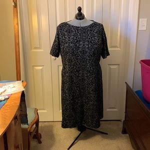 Velvet pattern dress NWOT